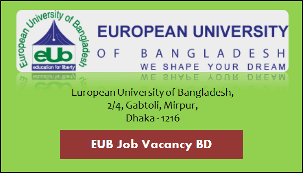 European-University-of-Bangladesh-EUB-Job