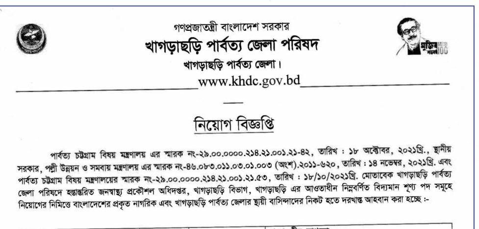 KHDC Job Circular KHDC Job Circular