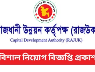 (RAJUK) Job Circular