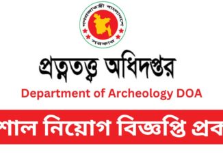 DOA Job Circular